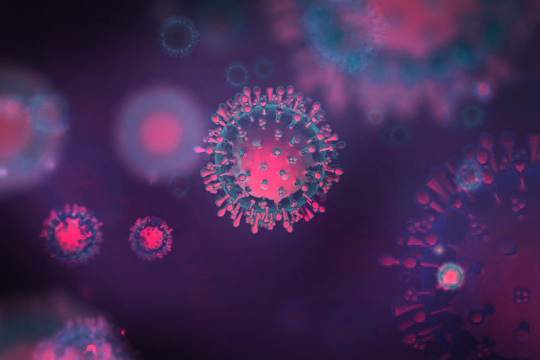 Coronavirus 3D visual