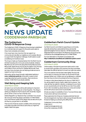 Newsletter 1 pdf download image placeholder and link