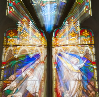 stained glass window