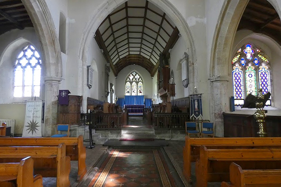 St Mary's Church Coddenham interior