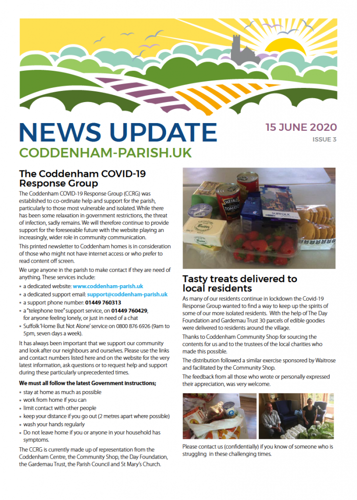 Newsletter 1 pdf download image placeholder and link