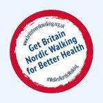 Get Britian Nordic Walking round sticker