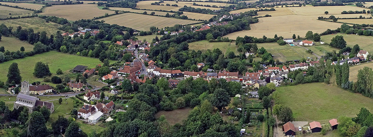 Coddenham from the Air