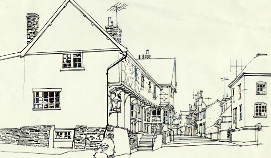 Bernard Baker sketch Coddenham