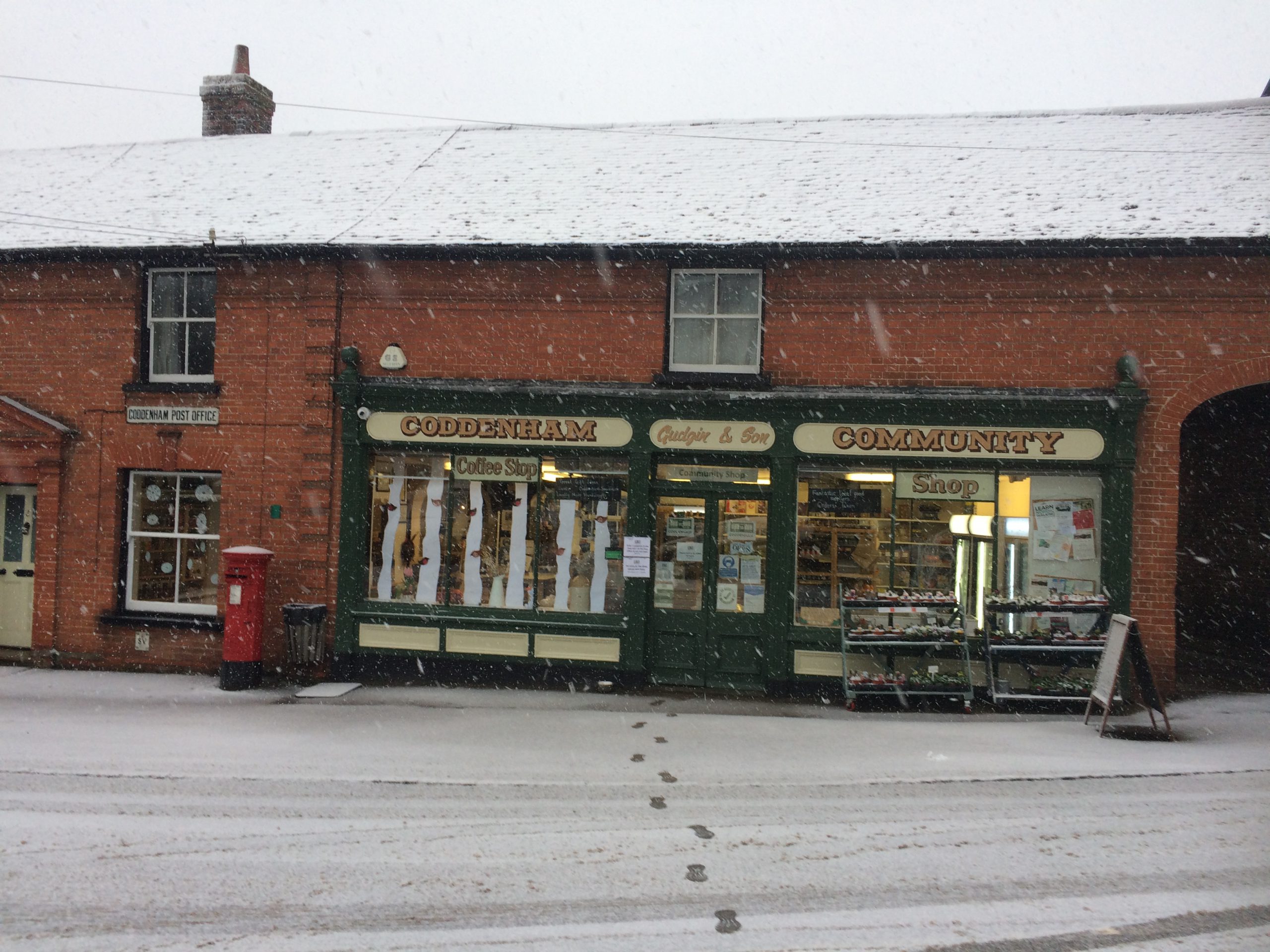 Shop in the snow