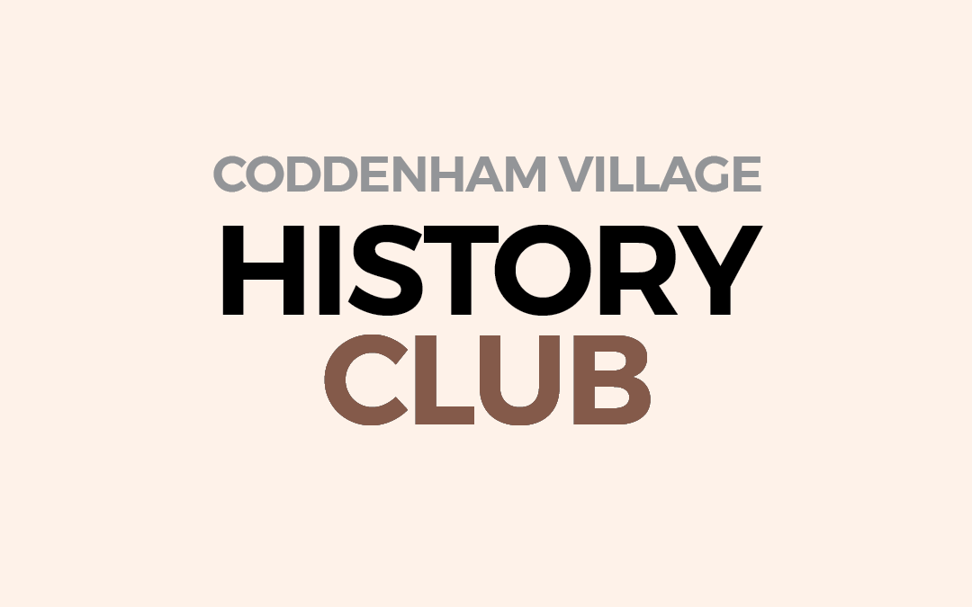 Coddenham History Club – Upcoming Events