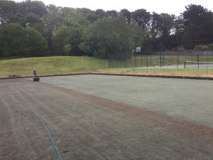 Before and after the Bowling Green clean @TCC