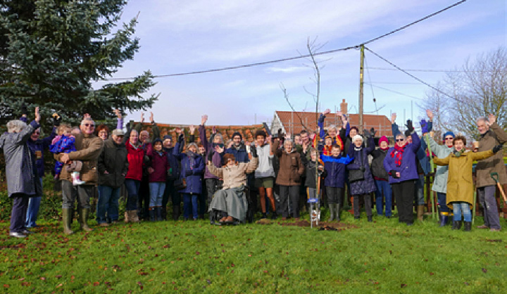 Coddenham centenary oak planting 2021 2