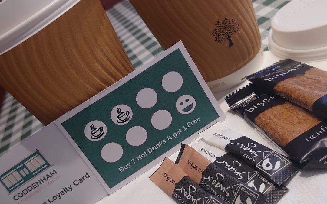 Community Shop Coffee Stop Loyalty Card Launched