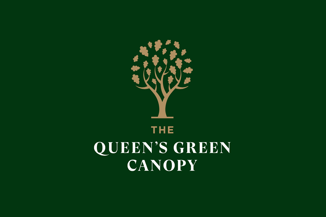 The queen's green canopy logo