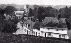 The Coddenham shop and adjacent properties when purchased by Stephen Twiddy