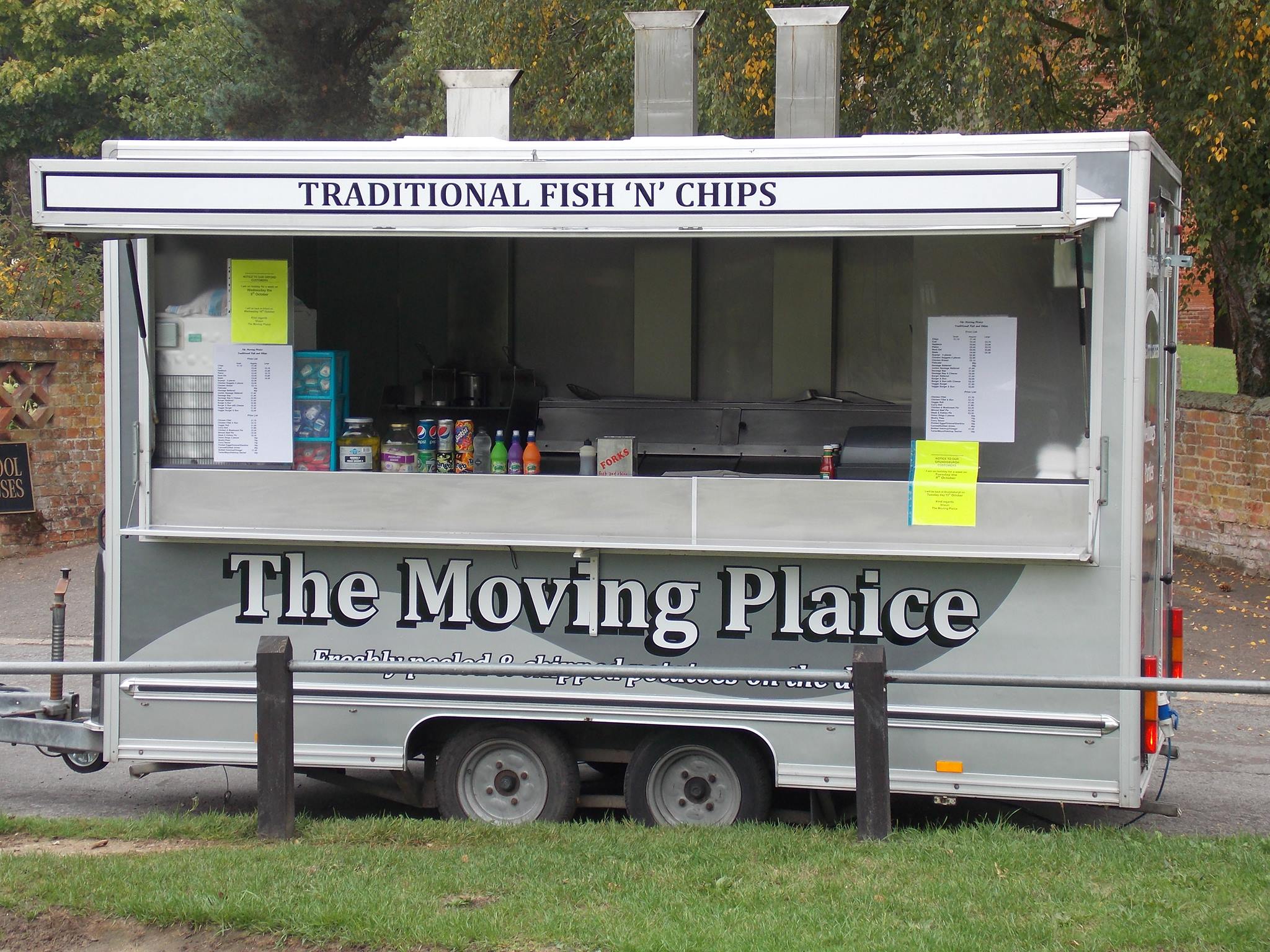 Moving Plaice Fish van