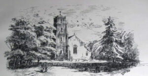 Martin Sisters sketch Coddenham Church