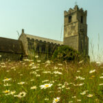 flowers in churchyard CH