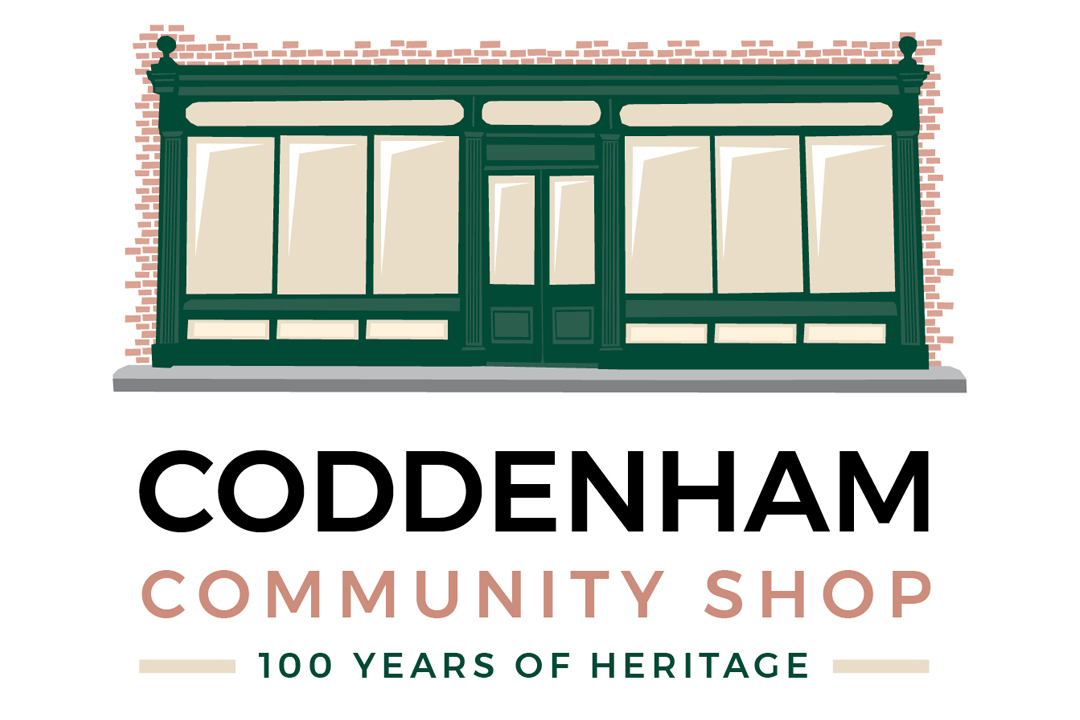 Coddenham Community Shop 100 Years of Heritage Logo