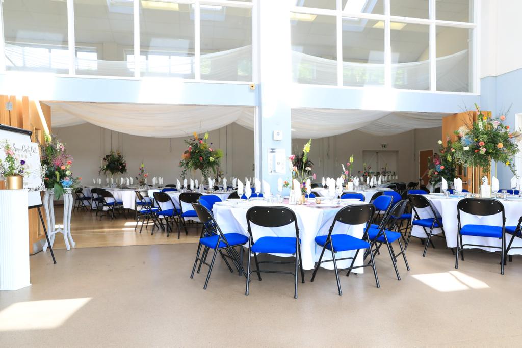 The Coddenham Centre dressed for the Ball! - Photo Georgie Kerr.