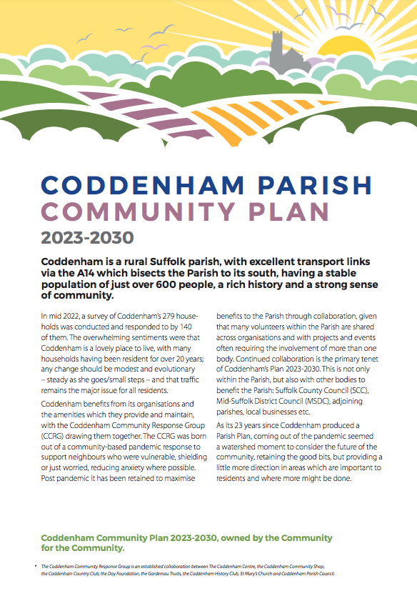 Coddenham Community Plan Cover