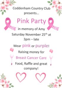 Pink Party Poster CCC