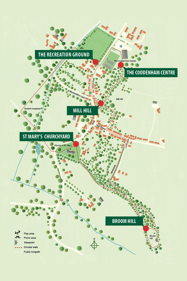 Coddenham Natural History Trail Board Locations