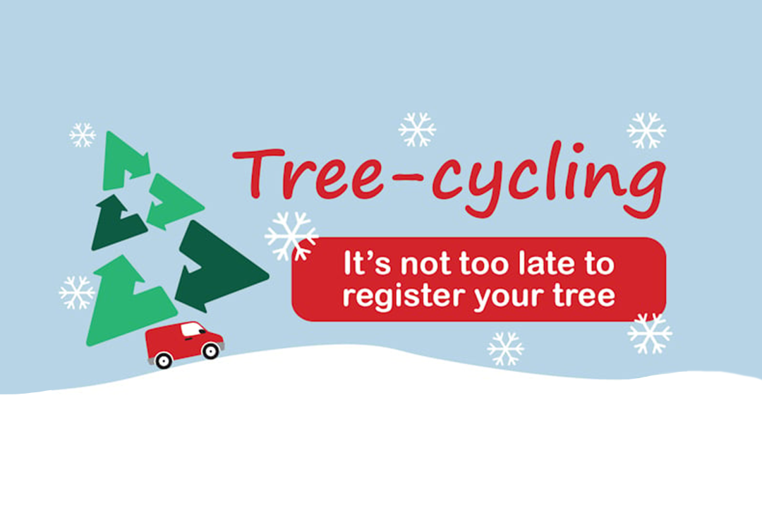 Christmas Tree Recycling Banner