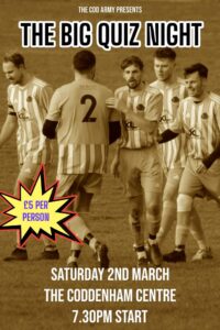 CAFCquiz night poster