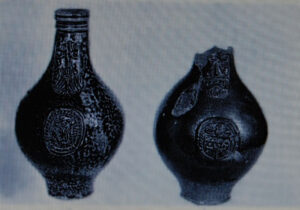 Blue 'Witch Bottles'